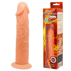 Baile | Вібратор - Waves of Pleasure Fantasy Dildo Suction Cup Flesh. Ціна: 191 грн