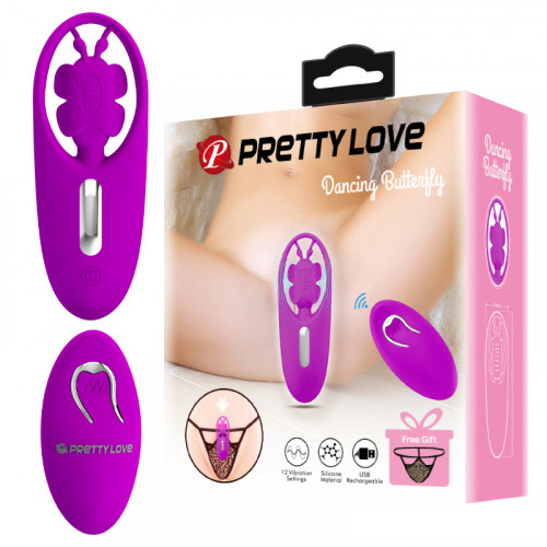 Pretty Love | Вібратор у трусики Pretty Love Dancing Butterfly Stimulator Purple. Ціна 1736 грн Pretty Love | Вібратор у трусики Pretty Love Dancing Butterfly Stimulator Purple. Ціна 1736 грн