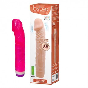 Baile | Вібратор - Barbara Classic Jelly Vibe Pink 23 cm.. Ціна: 308 грн