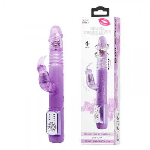 Baile | Hi-tech вібратор - Deluxe Dream Lover Vibrator Purple With Bunny. Ціна 1197 грн Baile | Hi-tech вібратор - Deluxe Dream Lover Vibrator Purple With Bunny. Ціна 1197 грн