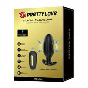 Pretty Love | Анальная вибропробка с электростимуляцией-Pretty Love Electric Shock Massager Black. Цена: 3 558 грн