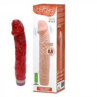 Baile | Вибратор-Barbara Classic Jelly Vibe Red, 23 см. Цена 333 грн
