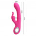 Pretty Love | Hi-tech вібратор - Pretty Love Carina Silicone Vibrator Pink. Ціна 1565 грн. Фото: 4