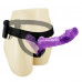 Baile | Страпон - Ultra Passionate Harness Dual Vibration Purple. Ціна 905 грн. Фото: 4