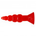 Baile | Анальна пробка - Butt Plug PVC, червона. Ціна 231 грн. Фото: 5