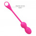 Pretty Love | Віброкульки - Pretty Love Elvira Phone Control Vibro Balls Pink. Цена 2 633 грн. Фото: 3