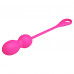 Pretty Love | Віброкульки - Pretty Love Elvira Phone Control Vibro Balls Pink. Цена 2 633 грн. Фото: 4