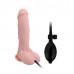 Baile | Фалоімітатор - Inflateable Dildo TPR Material Flesh 18,8 cm. Ціна 1007 грн. Фото: 1