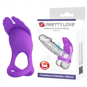 Pretty Love | Насадка на член - Pretty Love Silas Vibrant Penis Ring Purple. Ціна: 998 грн