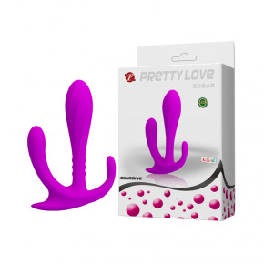 Pretty Love | Анально-вагінальний стимулятор - Pretty Love Edgar Silicone Anal Plug. Ціна: 449 грн