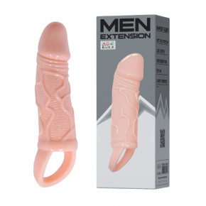 Baile | Насадка на член - Men ExTension Penis Sleeve, 13,5 x 3,5 см. Ціна: 215 грн