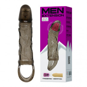 Насадка на член Men Extension Triggered Vibration 13,5 см