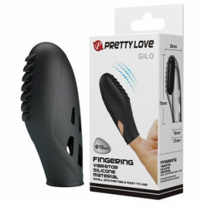Pretty Love | Вібратор - Pretty Love Gilo Finger Vibrator Black. Ціна: 672 грн