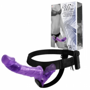 Baile | Страпон Ultra Passionate Harness Dual Vibration Purple. Цена: 905 грн