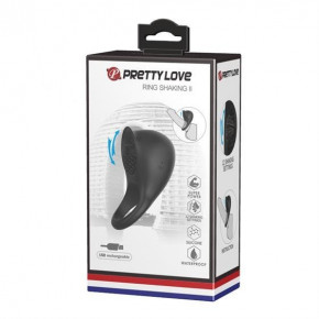 Pretty Love | Ерекційне кільце - Pretty Love Ring Shacking II Black. Ціна: 1354 грн
