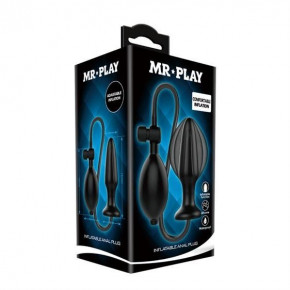 Baile | Виброяйцо - MrPlay Inflatable Butt Plug Black. Цена: 1 705 грн