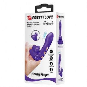 Pretty Love | Насадка-вирбатор-Pretty Love Orlando Honey Finger Vibrator Purple. Цена: 1 020 грн