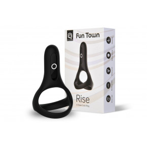 Magic Motion | Подвійне Ерекційне Кільце Magic Motion Fun Town Rise Black, Управління З Смартфона. Ціна: 1829 грн