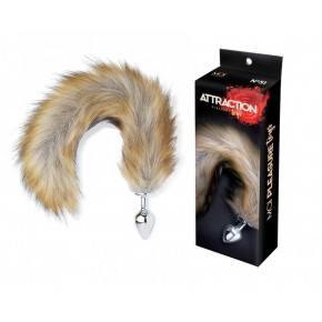 MAI Cosmetics | Анальная пробка Лисий Хвост MAI Attraction Toys №51, размер пробки 7х3см, общая длина 50см. Цена: 1 169 грн