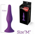 MAI Cosmetics | Анальная пробка на присоске MAI Attraction Toys №33 Purple, длина 11,5cм, диаметр 3см. Цена 499 грн. Фото: 2