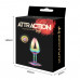 MAI Cosmetics | Металлическая анальная пробка MAI Attraction Toys №72 RAINBOW. Цена 589 грн. Фото: 5