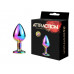 MAI Cosmetics | Металлическая анальная пробка MAI Attraction Toys №73 RAINBOW. Цена 669 грн. Фото: 2