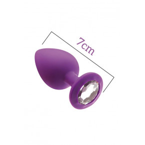MAI Cosmetics | Анальная пробка с кристаллом MAI Attraction Toys №47 Purple. Цена: 499 грн