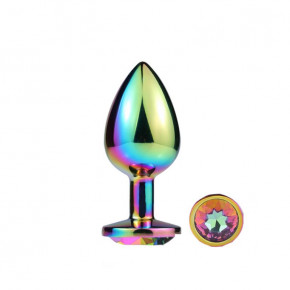 MAI Cosmetics | Металлическая анальная пробка MAI Attraction Toys №74 RAINBOW. Цена: 779 грн