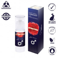  | Лубрикант з феромонами - Lubricant With Pheromones Attraction For Him 50 мл. Ціна 135 грн