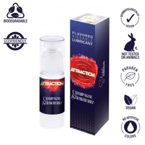 MAI Cosmetics | Лубрикант-Lubricant Attraction Champagne Strawberry 50 мл. Цена: 609 грн