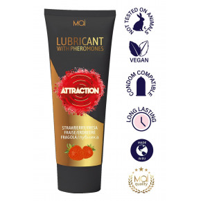 MAI Cosmetics | Смазка на водной основе с феромонами MAI ATTRACTION STRAWBERRY (100 мл). Ціна: 429 грн