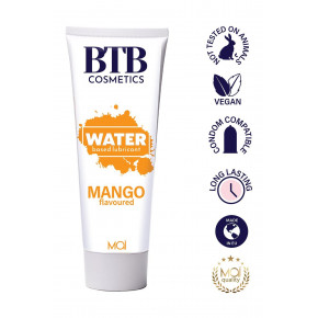 MAI Cosmetics | Смазка на водной основе BTB FLAVORED MANGO с ароматом манго (100 мл). Ціна: 359 грн