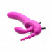 Master Series | Безремневой страпон с вибрацией тройной, Regal Rider Strap-On Vibrator. Цена 5 495 грн. Фото: 1