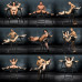 Master Series | Секс-кровать/стул трансформер Stretching Bondagestoel - Zwart. Ціна 83995 грн. Фото: 7
