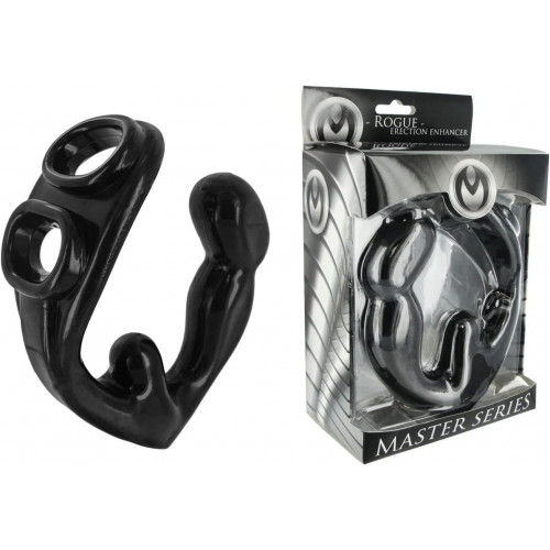 Master Series | Массажер простаты с эрекционным кольцом Master Series Rogue Erection Enhancer черный. Ціна 2365 грн Master Series | Массажер простаты с эрекционным кольцом Master Series Rogue Erection Enhancer черный. Ціна 2365 грн