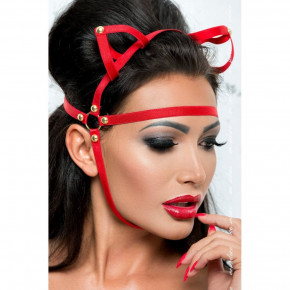 Me-Seduce | Маска с ушками открытая Me-Seduce МК 05 красная. Ціна: 248 грн