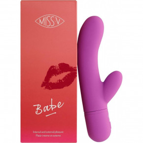 Miss V | Вибратор-кролик Babe Pretty Violet Miss V, фиолетовый. Ціна: 1950 грн