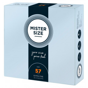 Mister Size | Презервативы ультратонкие Mister Size 57 мм (цена за упаковку 36 шт.). Ціна: 885 грн