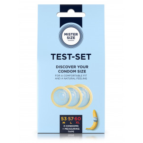 Презервативы Mister Size TEST-SET 53-57-60 with tape measure EN