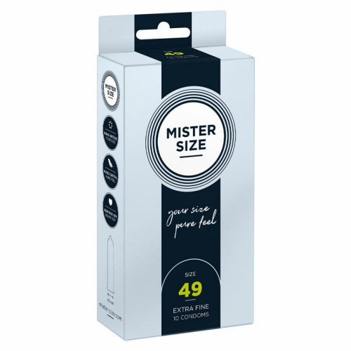 Mister Size | Презервативы Mister Size 49mm pack of 10. Цена 469 грн Mister Size | Презервативы Mister Size 49mm pack of 10. Цена 469 грн