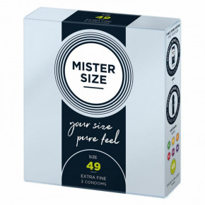 Mister Size | Презервативы Mister Size 49mm pack of 3. Цена: 188 грн