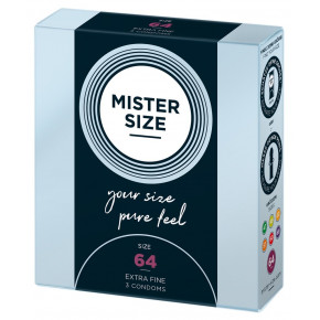 Mister Size | Презервативы Mister Size 64mm pack of 3. Цена: 125 грн