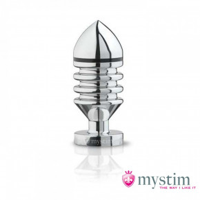 Mystim | Металлическая анальная пробка Mystim Hector Helix S. Ціна: 3999 грн