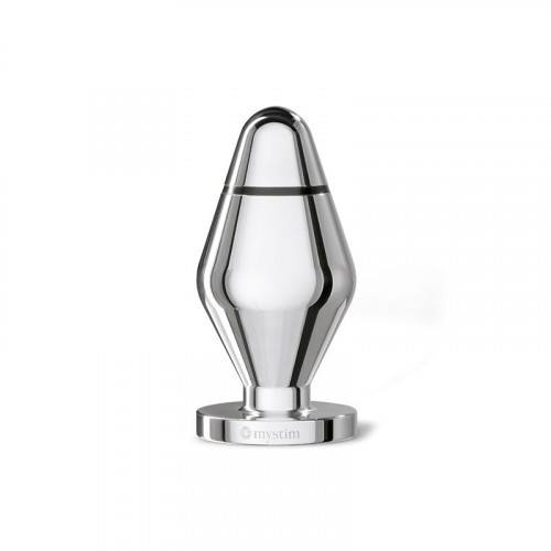 Mystim | Металлическая анальная пробка Mystim Big John для электростимулятора, диаметр 6,5 см. Цена 7 499 грн Mystim | Металлическая анальная пробка Mystim Big John для электростимулятора, диаметр 6,5 см. Цена 7 499 грн