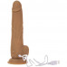 ADDICTION | Вібратор реалістичний Naked Addiction 9" Thrusting Dildo with Remote Caramel. Ціна 8500 грн. Фото: 3