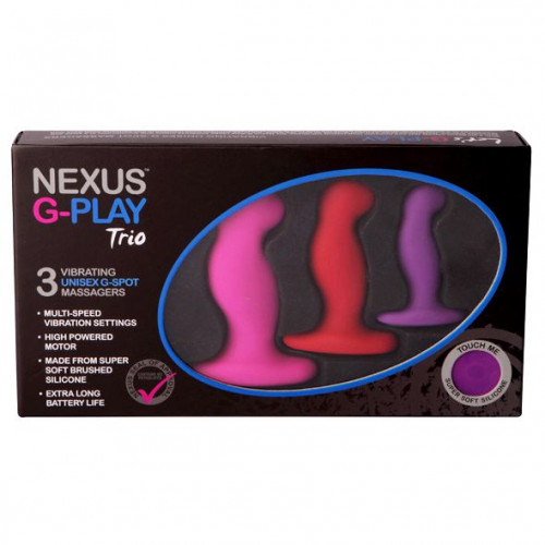 NEXUS | Набор анальных вибраторов Nexus G-Play Trio. Цена 3 899 грн NEXUS | Набор анальных вибраторов Nexus G-Play Trio. Цена 3 899 грн