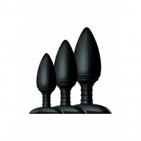 NEXUS | Набор анальных пробок Nexus Butt Plug Trio, 3 шт, черный. Ціна: 1995 грн