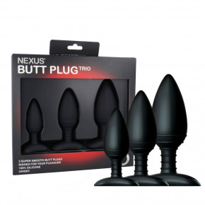 NEXUS | Набор анальных пробок Butt Plug Trio. Цена: 2 149 грн