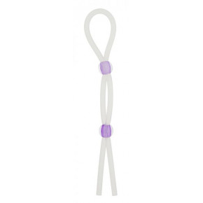 NMC | Кільце Ерекційне 7" Silicon Cock Ring With 2 Beads, Lavender. Ціна: 560 грн