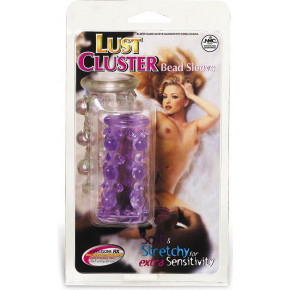 NMC | Насадка на пенис рельефная NMC Lust Cluster с открытой головкой, фиолетовая. Ціна: 455 грн